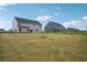 Large backyard provides a lush, open space with homes visible in the distance at 156 Marchmont Dr, Locust Grove, GA 30248