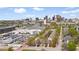 Overhead view of the neighborhood features a mix of townhomes, retail, and commercial spaces near downtown Atlanta at 770 Reed Se St, Atlanta, GA 30315