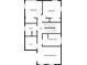 Second floor plan featuring primary bedroom with bathroom, two bedrooms, and hall at 770 Reed Se St, Atlanta, GA 30315
