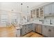 Bright kitchen features shaker cabinets, a large island, and stainless steel appliances at 770 Reed Se St, Atlanta, GA 30315