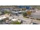 Aerial view of colorful Summerhill neighborhood with parking, retail shops, and Georgia State stadium in the background at 770 Reed Se St, Atlanta, GA 30315
