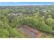 Aerial view of community tennis courts surrounded by lush trees at 1077 Mainstreet Valley Dr, Stone Mountain, GA 30088