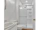 Bathroom with a shower, toilet and sink at 1077 Mainstreet Valley Dr, Stone Mountain, GA 30088