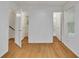 Bedroom features two doors and a window at 1077 Mainstreet Valley Dr, Stone Mountain, GA 30088