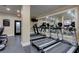 Fitness center view showing multiple treadmills and mirrors at 1850 Cotillion Dr # 2221, Atlanta, GA 30338