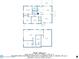 Layout of 2-story home with total of 1230 sq. ft. detailed at 570 Harris Sw Ct, Marietta, GA 30060