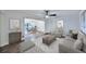 Comfortable living room with hardwood floors, neutral decor, and an open dining area at 570 Harris Sw Ct, Marietta, GA 30060