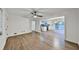 Bright living room with hardwood floors and open access to dining and kitchen at 570 Harris Sw Ct, Marietta, GA 30060