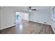 Spacious living room with hardwood floors and open access to a dining area at 570 Harris Sw Ct, Marietta, GA 30060