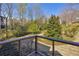 Scenic landscape view from the deck at 10845 Shallowford Rd, Roswell, GA 30075