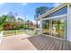 Inviting back deck with glass sliding doors, perfect for outdoor entertaining at 2245 Friars Gate Dr, Lawrenceville, GA 30043