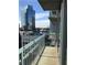 Balcony overlooking the city skyline and rooftops at 3324 Peachtree Ne Rd # 1010, Atlanta, GA 30326