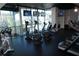 Fitness center with treadmills, ellipticals, and multiple TVs at 3324 Peachtree Ne Rd # 1010, Atlanta, GA 30326