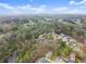 Picturesque aerial view of a community surrounded by lush greenery and mature trees at 5950 Bridge Stone Ct, Cumming, GA 30028