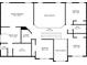 Second floor plan showing bedrooms, baths, laundry, and hall dimensions at 5950 Bridge Stone Ct, Cumming, GA 30028