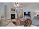 Bright and airy living room with fireplace, ideal for cozy evenings and gatherings at 338 Oak Leaf Pl, Acworth, GA 30102