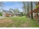 Expansive backyard featuring a patio and lush lawn, perfect for outdoor activities and entertaining at 6124 Kings Mountain Ct, Stone Mountain, GA 30087