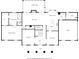 The floor plan shows the layout of the first floor including the primary bedroom, kitchen, and garage at 6124 Kings Mountain Ct, Stone Mountain, GA 30087