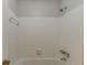 Bathroom shower with white tile and hardware at 104 Natchez Trce, Atlanta, GA 30350