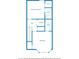 Floor plan featuring the primary bedroom, laundry room and bedroom at 3116 Fields Dr, Lithonia, GA 30038