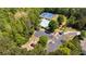 Overhead angle of community playground, parking, pool, and tennis courts offering desirable neighborhood amenities at 3806 Carriage House Dr, Cumming, GA 30040