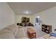 The finished basement offers a comfortable living area with plush sofa and entertainment center at 1658 Lightfoot Cir, Marietta, GA 30062