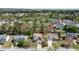Aerial view shows a residential neighborhood with lush green spaces, perfect for families and outdoor activities at 1480 Bramlett Forest Se Trl, Lawrenceville, GA 30045