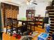 Dining room with wood table and tile floors at 3727 Dial Dr, Stone Mountain, GA 30083