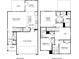 Two-story floor plan with labeled rooms, dimensions, and layout of the home at 2771 Aralynn Way, College Park, GA 30337
