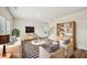 Virtually staged living room featuring hardwood floors, stylish furniture, and plenty of natural light at 2771 Aralynn Way, College Park, GA 30337