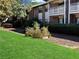 Landscaped green space outside the building at 475 Mount Vernon Ne Hwy # 226C, Atlanta, GA 30328