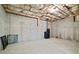 Unfinished basement with concrete walls and ceiling insulation, ready for customization at 1610 Apollo Dr, Suwanee, GA 30024