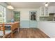 Inviting kitchen with a mix of modern and rustic elements, plus plenty of natural light at 6795 Brandon Mill Rd, Atlanta, GA 30328
