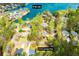 Aerial view of lakefront property with lush greenery and lake view at 9176 Lakeview Parkway, Villa Rica, GA 30180