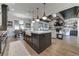 Open concept kitchen with an island, bar seating, and stainless steel appliances at 00 Daxton Dr (Lot 74), Canton, GA 30115