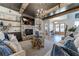 Inviting living room featuring a fireplace, comfortable seating, and elegant decor at 00 Daxton Dr (Lot 74), Canton, GA 30115