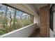 Balcony view of wooded, tree-lined landscape at 3259 Clairmont North Ne, Brookhaven, GA 30329