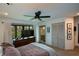Bedroom with natural light, ceiling fan, and view of trees at 3259 Clairmont North Ne, Brookhaven, GA 30329