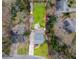 Aerial view of the property showcasing the layout of the home and surrounding landscape at 3991 Centennial Trl, Duluth, GA 30096