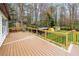 Expansive back deck with a view of the lush backyard, perfect for entertaining guests at 3991 Centennial Trl, Duluth, GA 30096