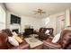 Cozy living area with a fireplace and an open concept layout at 246 Cavendar Way # 16, Marietta, GA 30066
