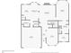 First-floor layout showcasing a kitchen, living room, garage, office, bathrooms and bedrooms at 251 Manous Way, Canton, GA 30115