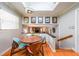 Cozy dining area features a skylight and unique decor at 3530 Embry Cir, Atlanta, GA 30341