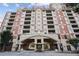 Striking brick and stone building with multiple balconies, offering urban living at its finest at 250 Park Avenue West Nw # 313, Atlanta, GA 30313