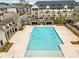 Resort style community pool with cabanas and lounge areas at 3980 Allegretto Cir, Atlanta, GA 30339