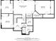 Basement floor plan featuring rec room, office, bedroom, wet bar, and bath at 880 Crossfire Nw Rdg, Marietta, GA 30064