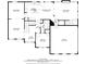 First floor plan featuring living, dining, kitchen, Gathering, garage, foyer and bedroom at 880 Crossfire Nw Rdg, Marietta, GA 30064