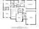 Second floor plan showing bedrooms, primary bathroom, walk-in closets, and laundry at 880 Crossfire Nw Rdg, Marietta, GA 30064