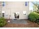 Backyard with patio and security sign at 2572 Avery Park Cir, Doraville, GA 30360