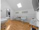Bright home office with hardwood floors, skylight, and creative wainscoting at 1060 Mcdaniel Sw St, Atlanta, GA 30310